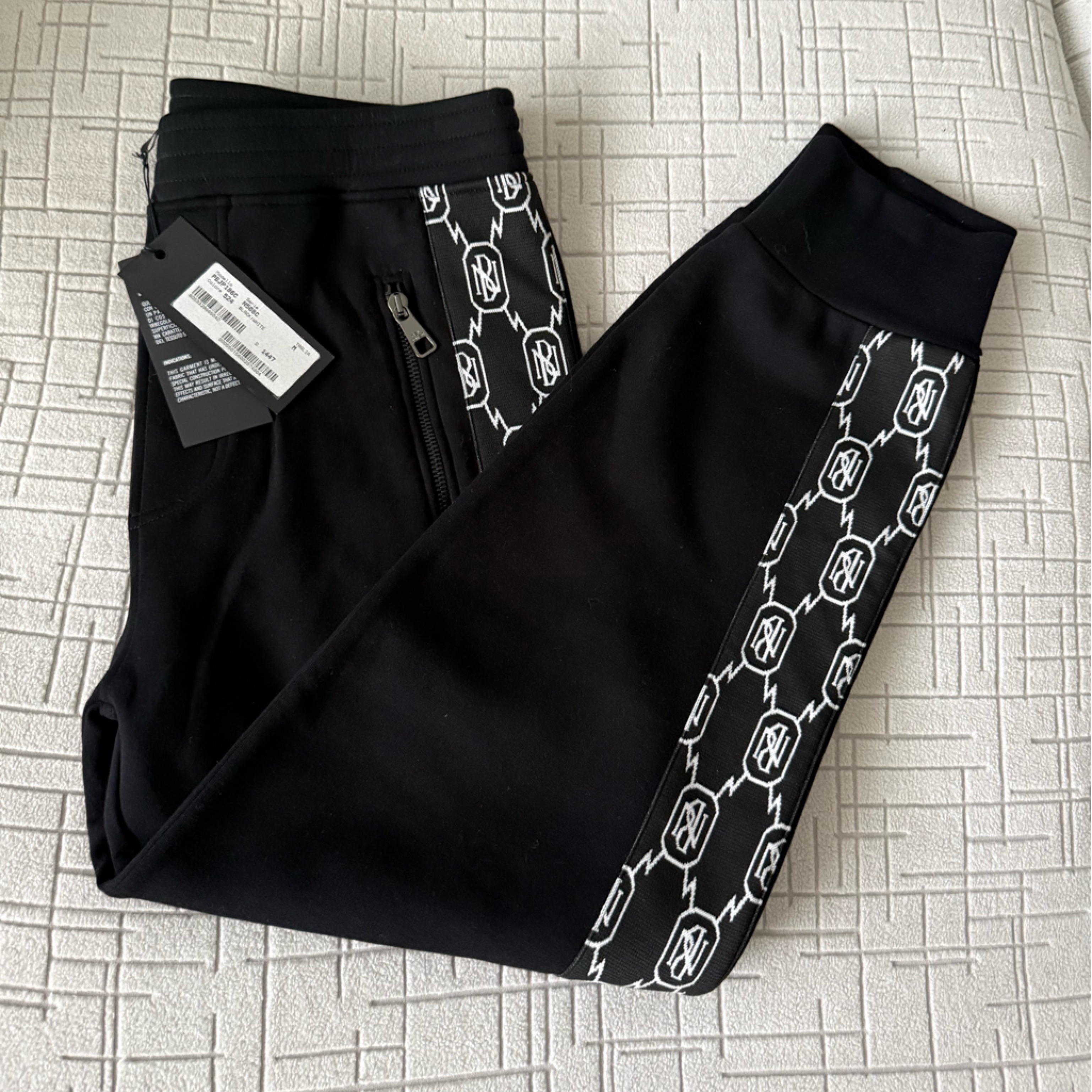 Neil Barrett Joggers Skinny Fit Black M